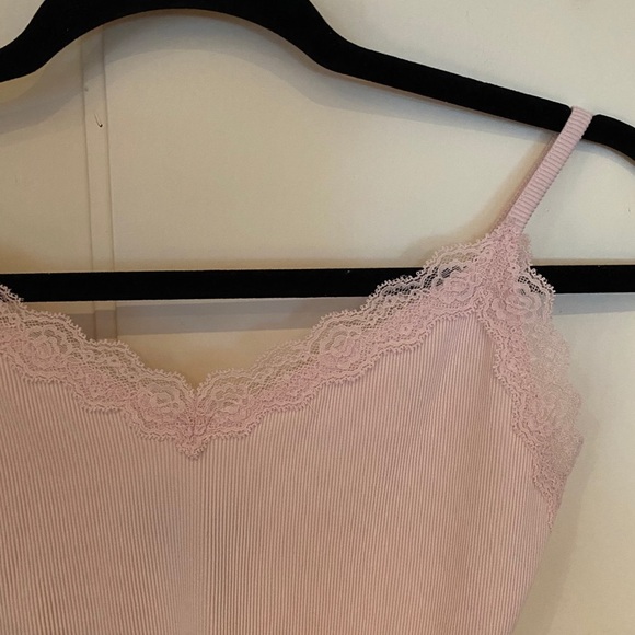 Forever 21 Baby Pink Lacey Bodysuit - Picture 3 of 5